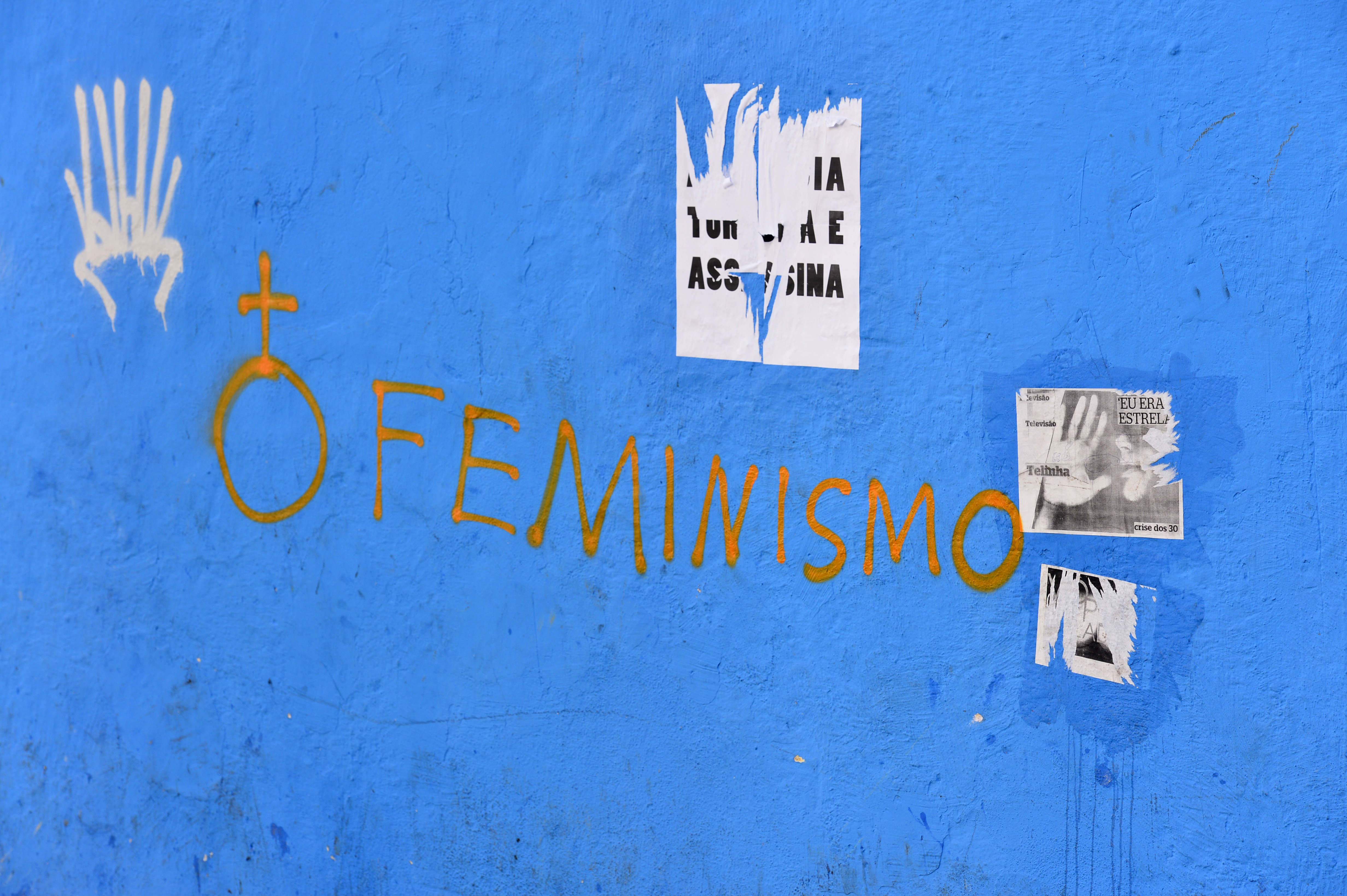 Wall painting in Rio de Janeiro ,Brazil, South America