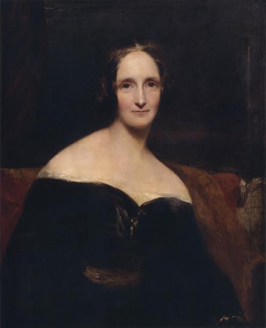 Mary Shelley em pintura de Richard Rothwell: obra começou a ser escrita aos 18 anos. Divulgação