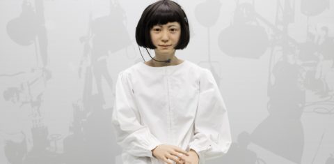 Kodomoroid, a Andróide japonesa que lê notícias. Foto Science Museum