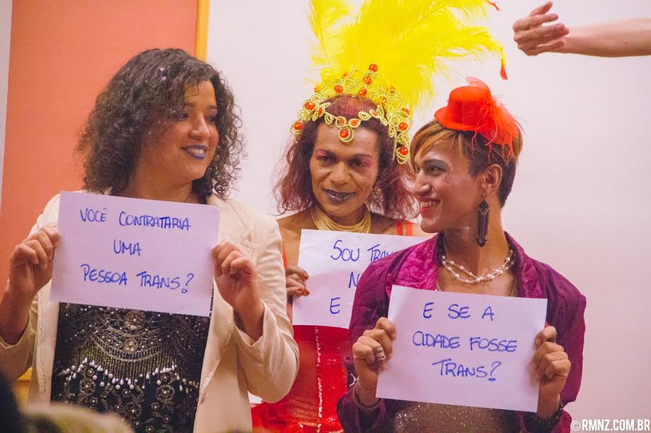 Foto de Divlgação Trans no Mulheres Rodadas. Foto de Divulgacao