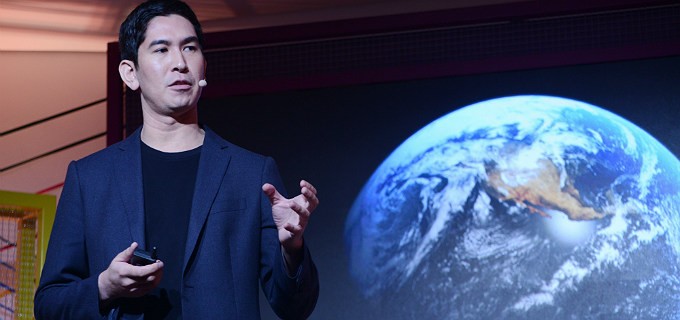 Dex Barton: palestra no evento Teia (Foto de divulgação/GNT)