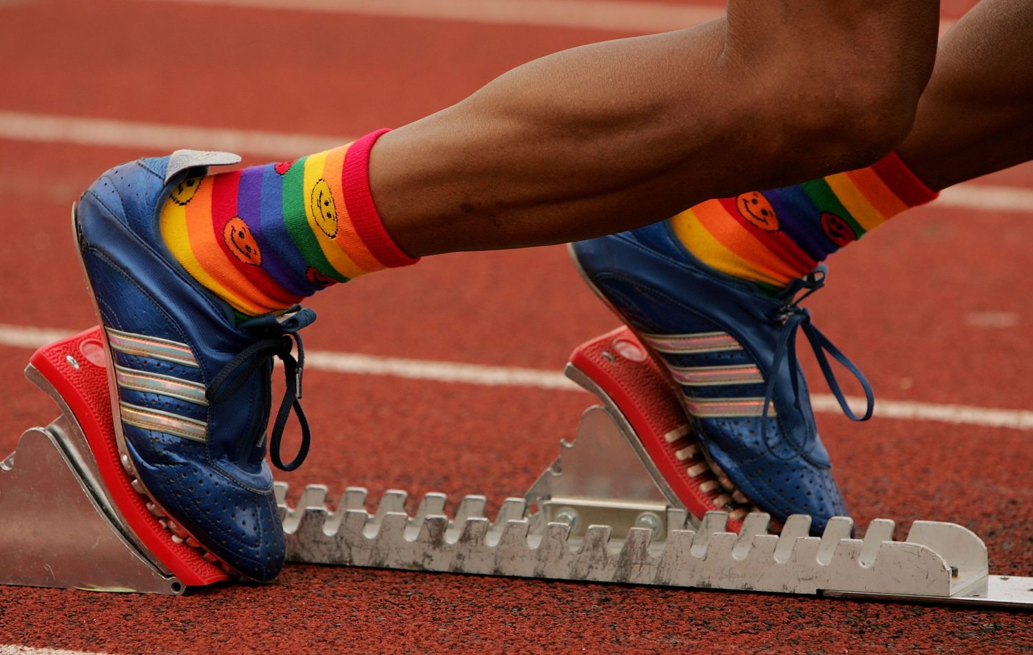 Largada de prova de atletismo nos jogos de Chicago-2006 (Foto Nick Laham/Getty Images/AFP)