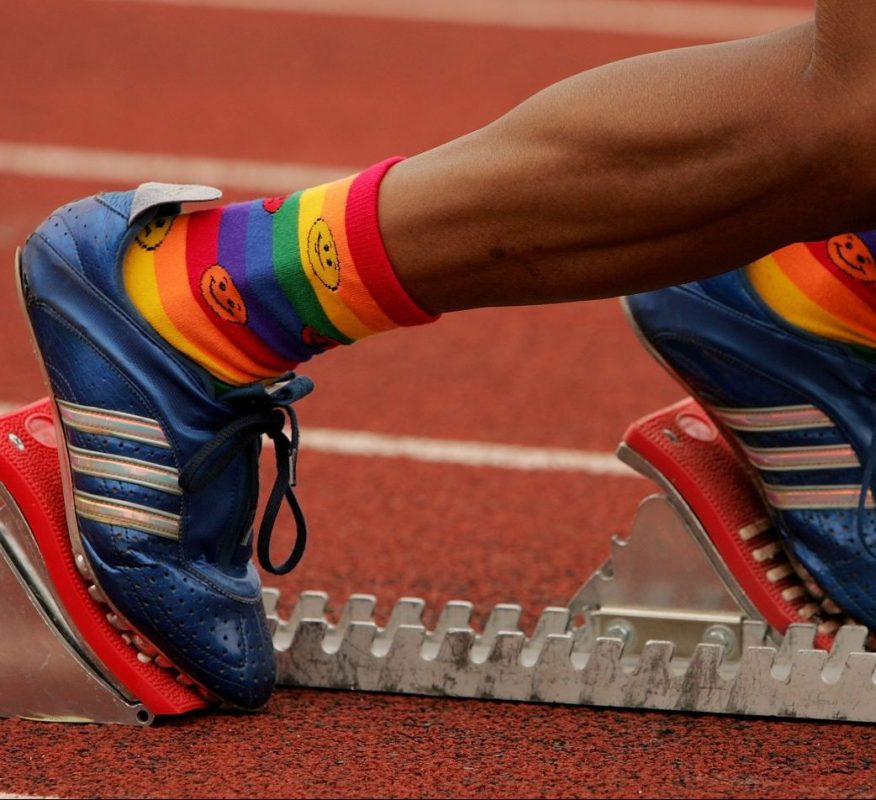 Largada de prova de atletismo nos jogos de Chicago-2006 (Foto Nick Laham/Getty Images/AFP)
