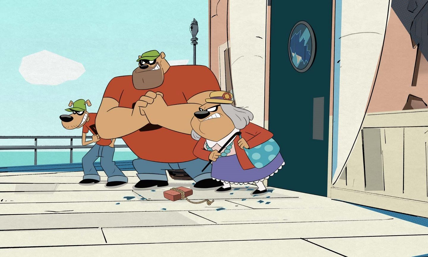 O disfarce criativo dos Irmãos Metralha. Imagem Disney XD