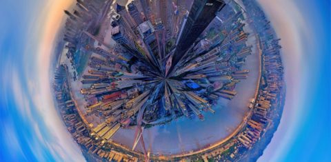 A cidade do futuro. Foto: Zhou zhiyong/Imaginechina/ AFP
