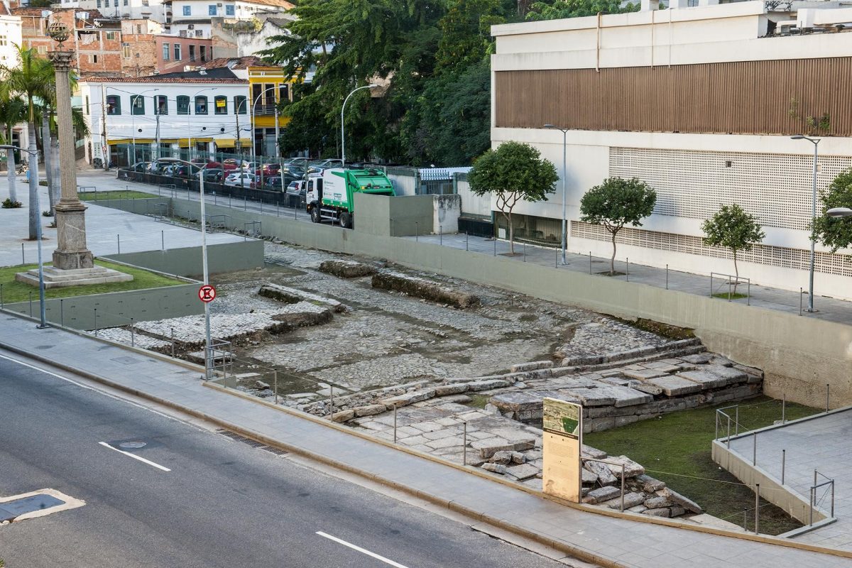 Sítio Arqueológico do Caís do Valongo. Foto Iphan