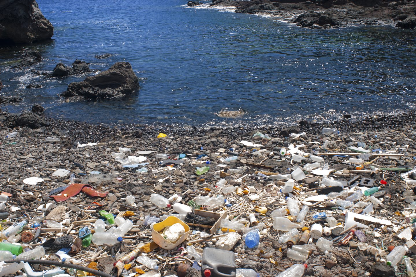 Denúncia de lixo no mar, não importa onde aconteça é problema (Sergio Hanquet/ Biosphoto/AFP)