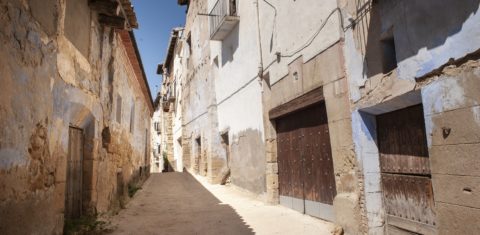 Privilegiado, o pueblo histórico de La Fresneda ainda tem cerca de 500 habitantes. Foto Rosane Marinho