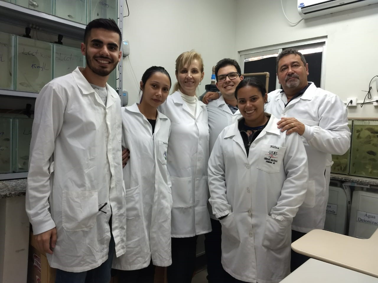 Grupo de pesquisa da Universidade Federal da Grande Dourados: líquido à base de resíduos de casca da castanha para matar larvas do aedes (Foto: Divulgação)