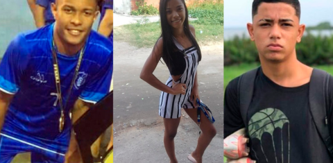Gabriel (à esquerda), Margareth e Dyogo: vítimas da violência desmedida que mata pretos e pobres. Fotos: reproduções das redes sociais