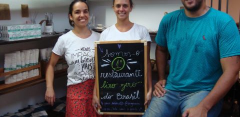 comida saudável com educação socioambiental e transformação' ' (Foto: Letícia Klein)