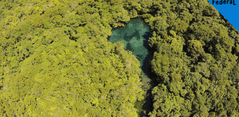 Nascente do Rio Olho D`Água, no Mato Grosso do Sul. O Cerrado brasileiro é uma das áreas mais ameaçadas pela escassez. Foto José Sabino/BPBES