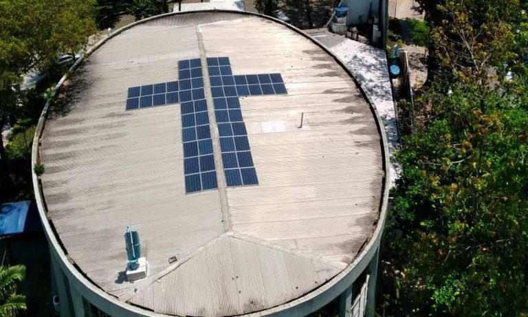placas solares na igreja são josé