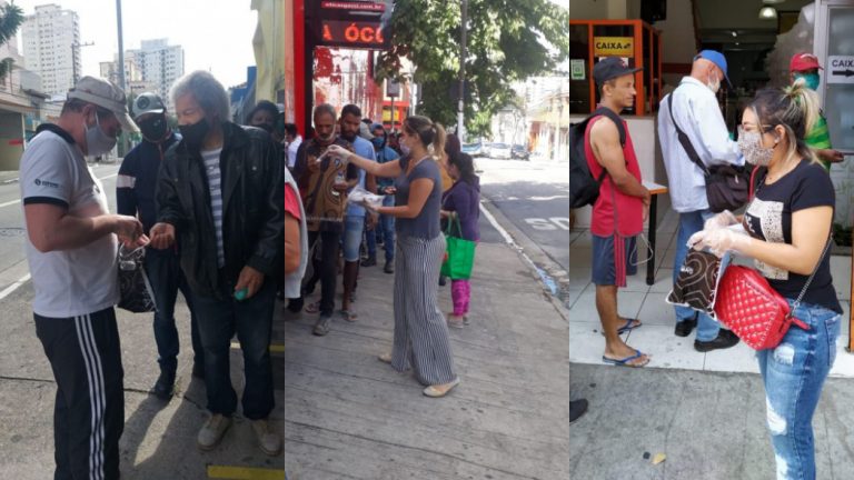 Como a pandemia uniu três desconhecidos na luta contra a fome