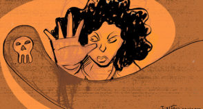 ‘Idiota, vagabunda e puta’ – ela ouviu dele. Mas não deu continuidade à denúncia