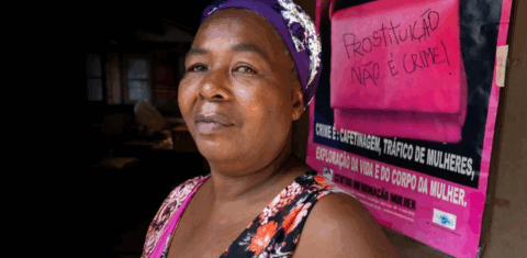 Cleone Santos idealizou o grupo após 18 anos como trabalhadora sexual. Foto Mulheres da Luz