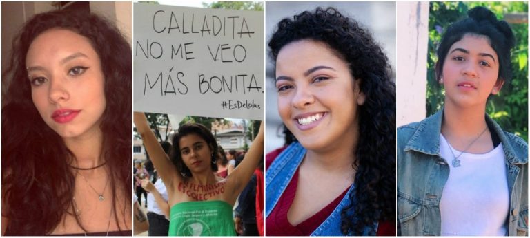 Diretoras do Absorvidas, da esq. para dir.: Luiza Guedes, Giullia Jaques, Luana Lira e Joyce Mayra (Fotos: Arquivo Pessoal)