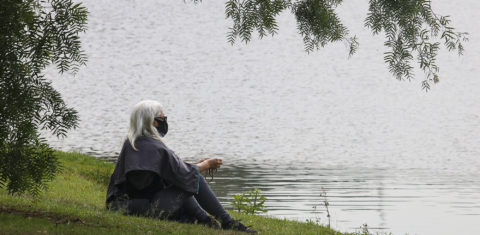 Parque do Ibirapuera após a flexibilização do isolamento social durante a pandemia de covid-19: pesquisa da UFRGS mostra sequelas emocionais dos brasileiros (Foto: Ravena Rosa/Agência Brasil)