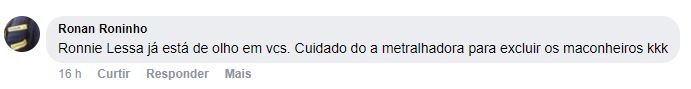 Mensagem de ódio na rede social da candidata a vereadora Benny Briolli (Psol)