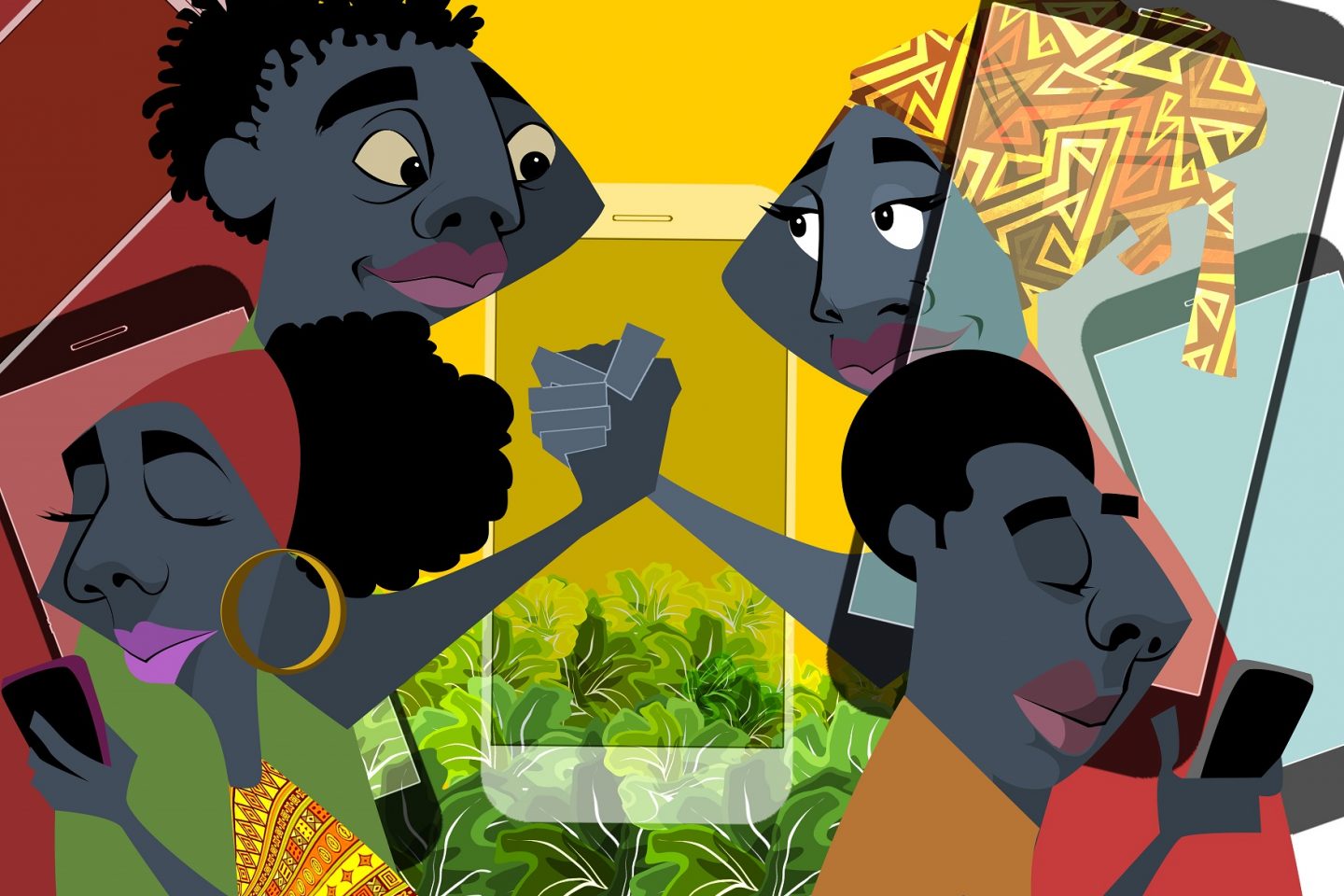 O Ubuntu_Labe, da Coppe/UFRJ, juntou 30 jovens negros para desenvolver projetos que tornem o Rio mais inclusivo, tecnológico e digno de se viver. Arte Claudio Duarte