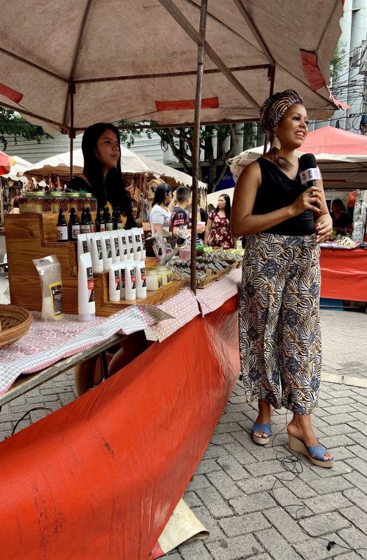 Nega Rai: "Meu público está todo se movendo e tentando ajudar". Foto Carla Lencastre. Março/2020