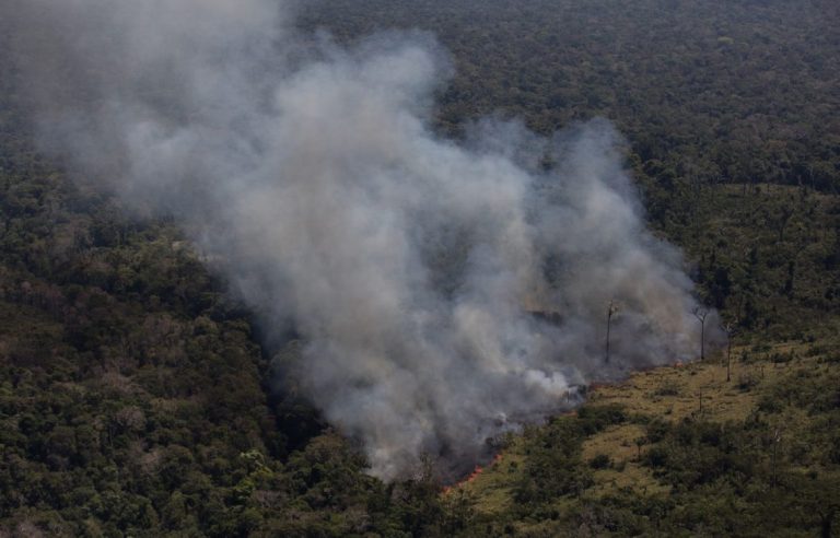Questão climática: queimada na Amazônia