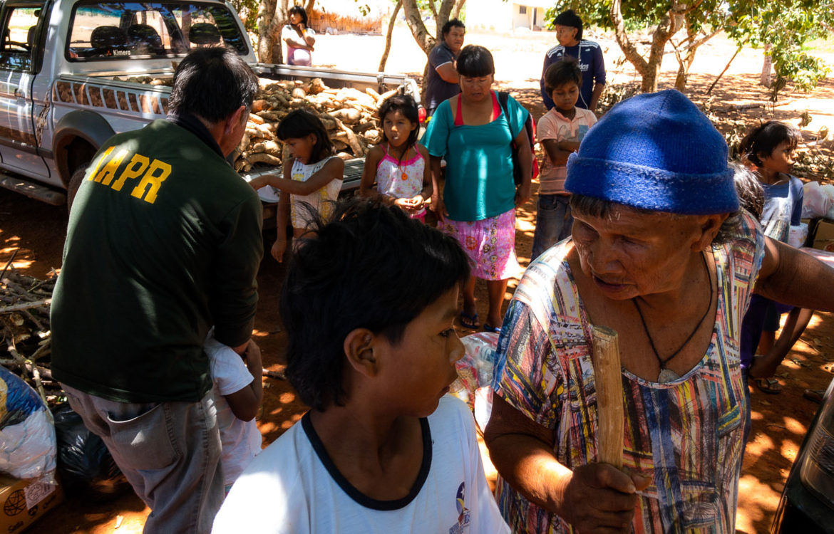 Em Mato Grosso, indígenas Xavante passam por dificuldades e recebem doações (Foto José Medeiros/Amazônia Real)