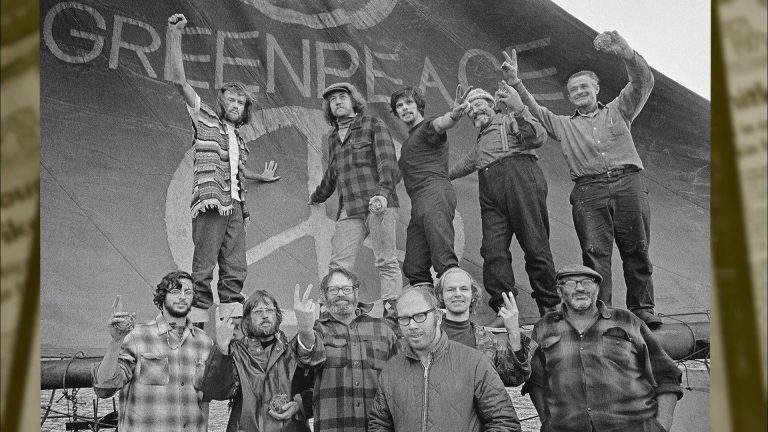 Primeira ação do Greenpeace em 1971. Foto de Divulgação