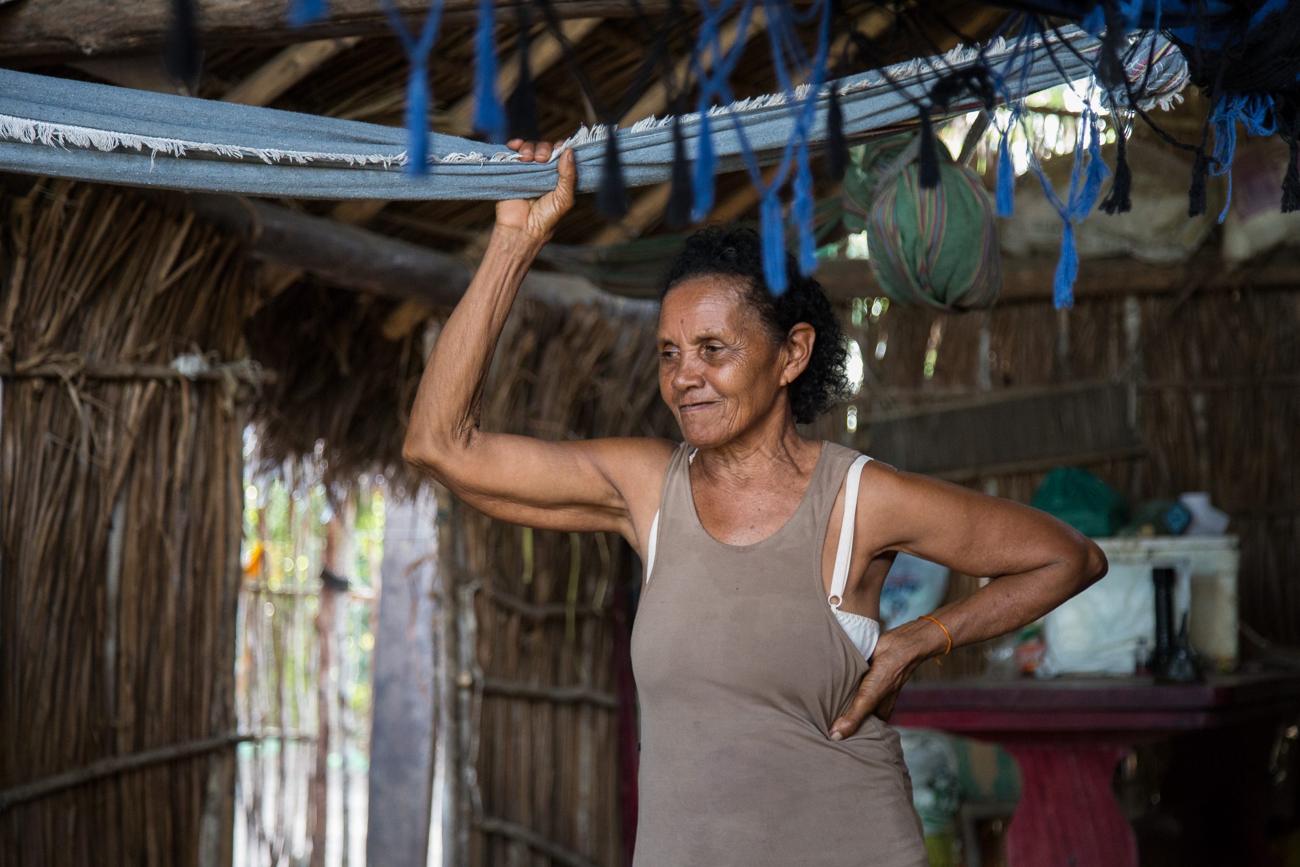 Dona Raimunda, matriarca da Comunidade Tauá, vive sob ameaça dos grileiros. Foto de Thomas Bauer