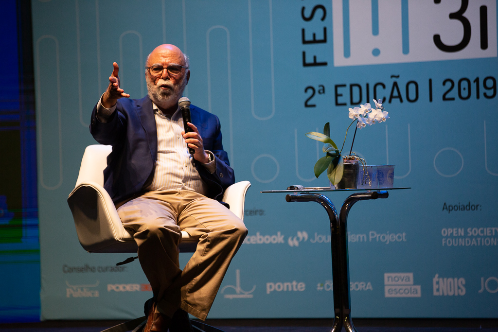 Rosental Alves no 2º Festival 3, no Rio: jornalista e professor será mediador de liv de lançamento da Ajor (José Cícero da Silva - 18/10/2019)