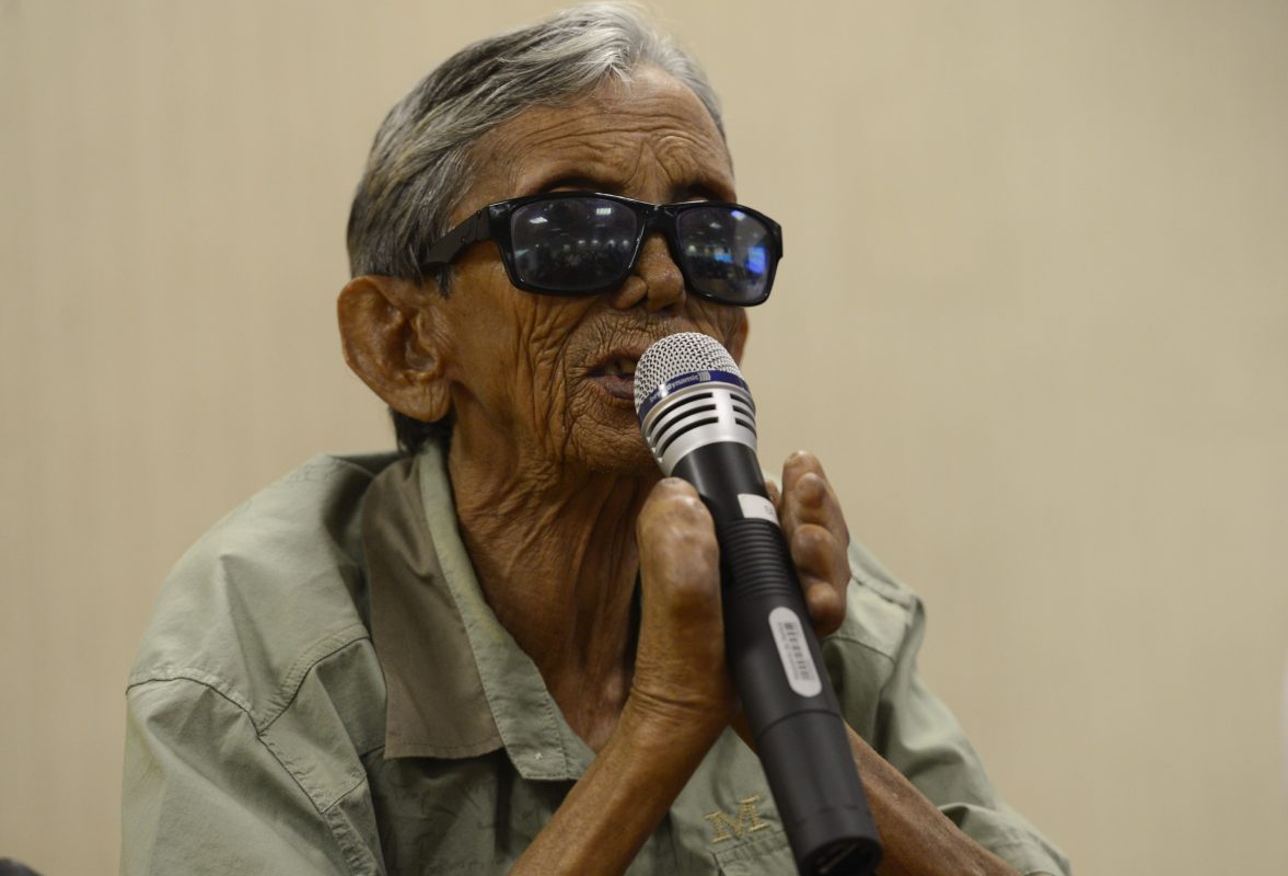 José Arimatea da Costa, que morreu em 2015, foi prefeito de colônia de hanseníase líder do Movimento de Reintegração das Pessoas Atingidas pela Hanseníase (Morhan): entidade conseguiu em 2007 pensão para as pessoas atingidas pela hanseníase (Foto: Fabio Rodrigues Pozzebom / Agência Brasil - 18/09/2014)