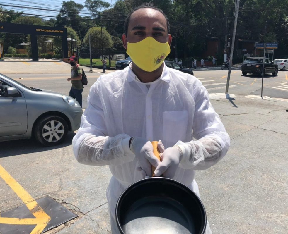 Gilson Rodrigues: "É absurdo a gente viver um Brasil da fome e outro Brasil do home office". Foto Victória Bechara