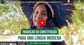 Momento histórico: a Constituição em língua indígena