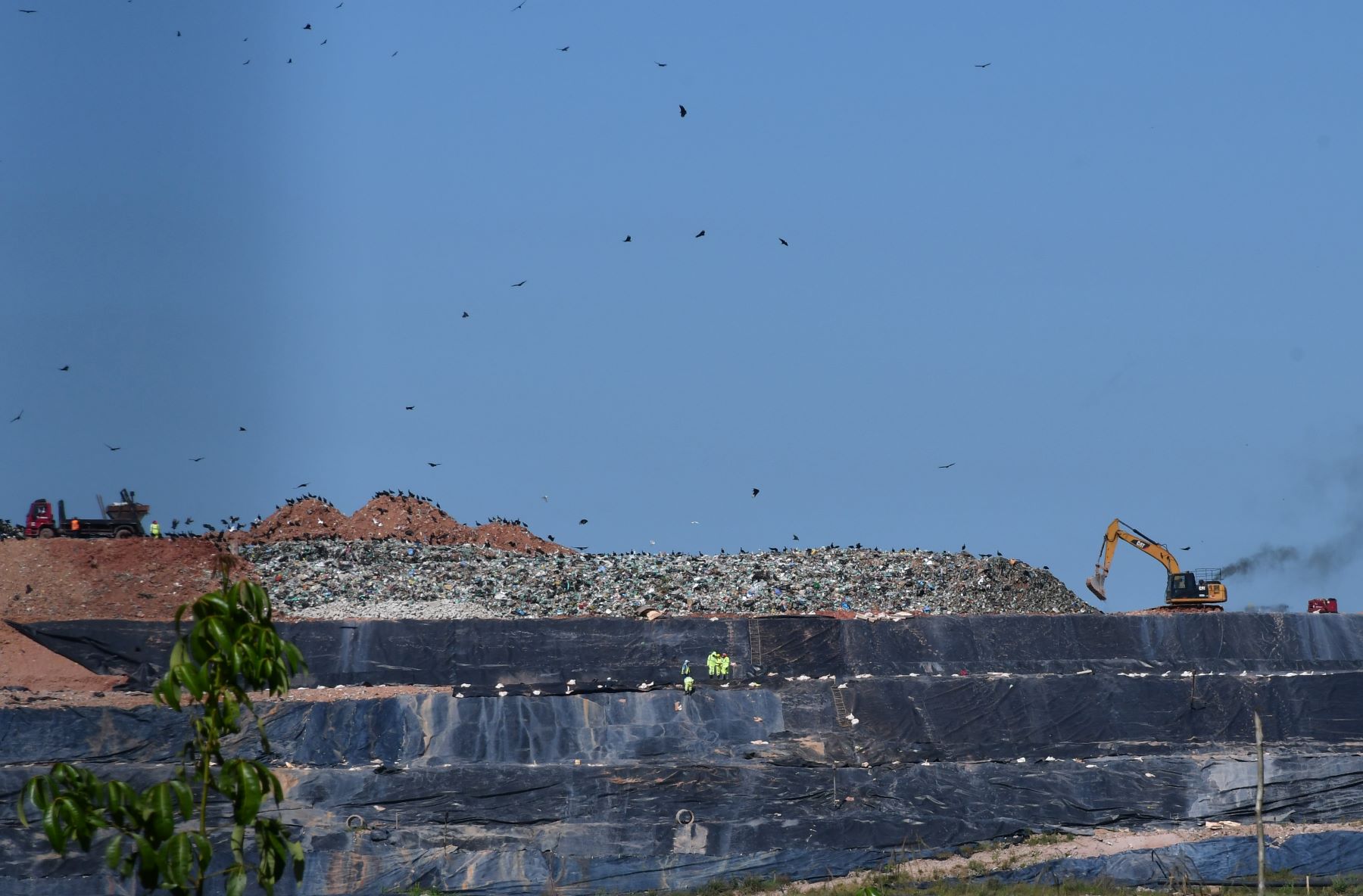 Toneladas de lixo, urubus, gases e ondas de mau cheiro: aterro sanitário de Marituba é um pesadelo para vizinhança (Foto: João Paulo Guimarães)