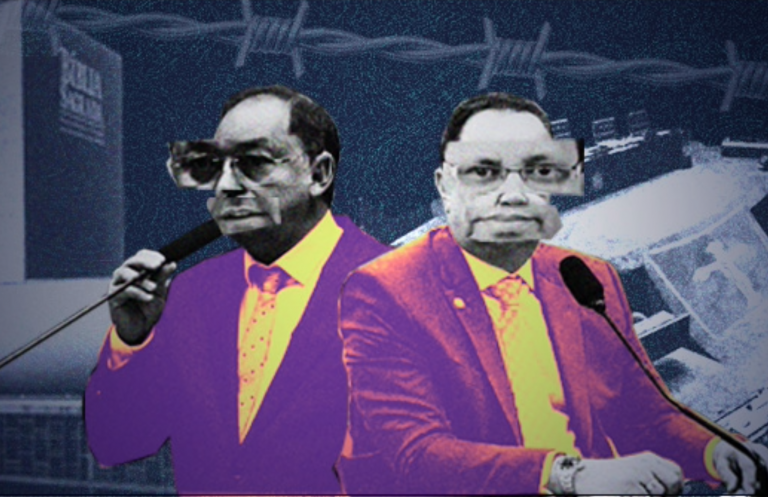 Bancada Evangélica monitora 9 mil proposições: direitos reprodutivos e da comunidade LGBT+ são alvos (Arte: AzMina)