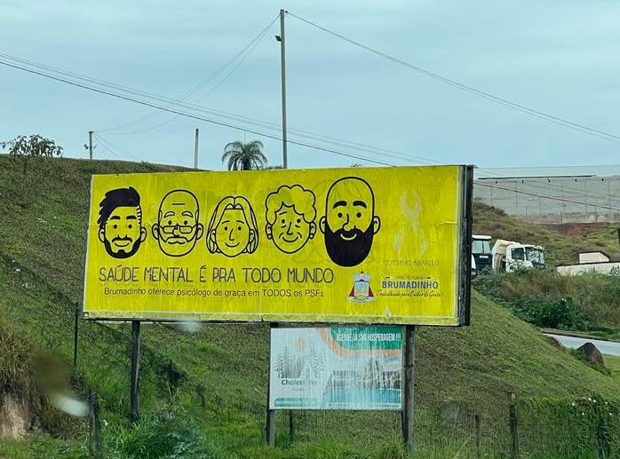 Outdoor oferecendo psicólogo nos postos de saúde: população necessitada de saúde mental. Foto reprodução
