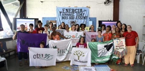 A transição energética justa foi o tema principal de umas mesas do Congresso Brasileiro de Agroecologia. Foto Zô Guimarães/ActionAid