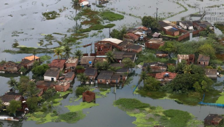 Região Metropolitana do Recife submersa após temporais: relatório do IPCC alerta para aumento do nível do mar e acende sinal vermelho para cidades costeiras do Brasil (Foto: Cleber Caetano / Presidência da República - 22/05/2022)