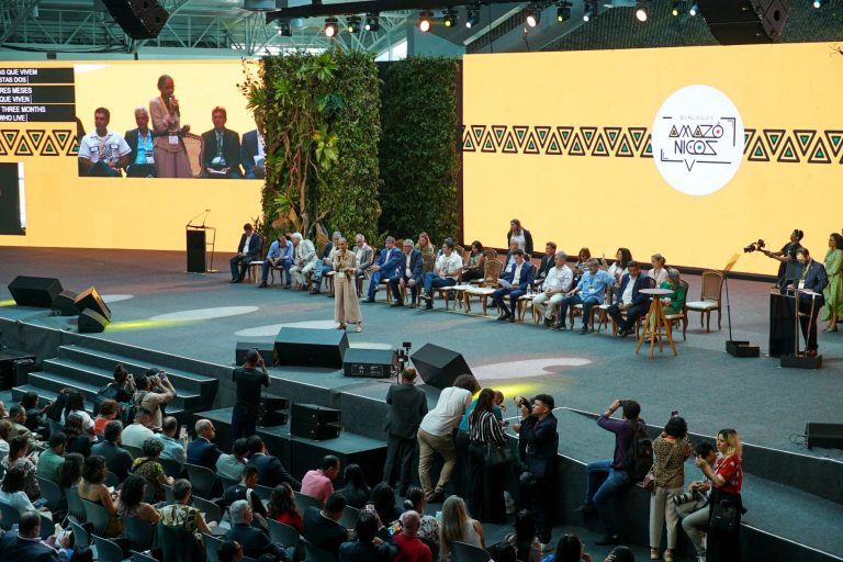 A ministra Marina Silva nos Diálogos Amazônicos: debates necessários para entender e construir novos modelos de desenvolvimento para a região (Foto: Carlos Tavares / Agência Pará - 04/08/2023)