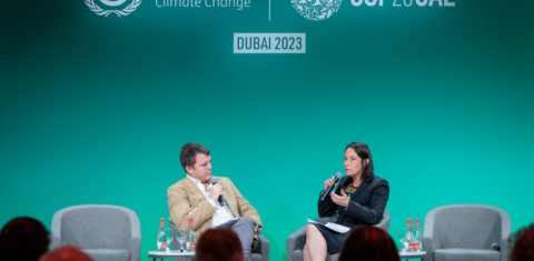 Maria Netto, do ICS, na COP28: “O avanço é histórico, mas o caminho para fazer a transição ainda não está claro”. Foto Divulgação