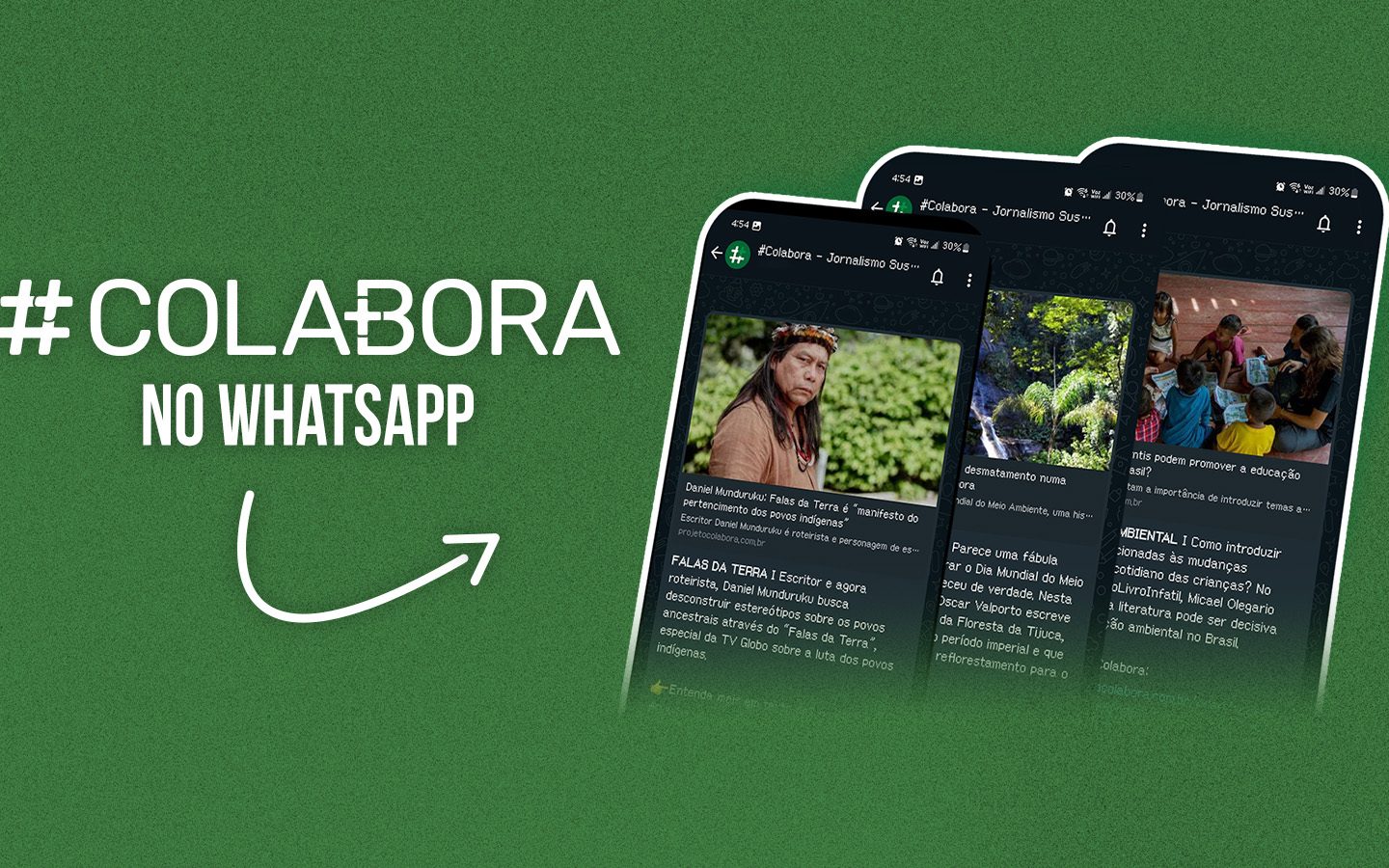 Colabora no Whatsapp