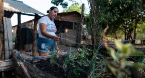 É preciso água para matar a fome