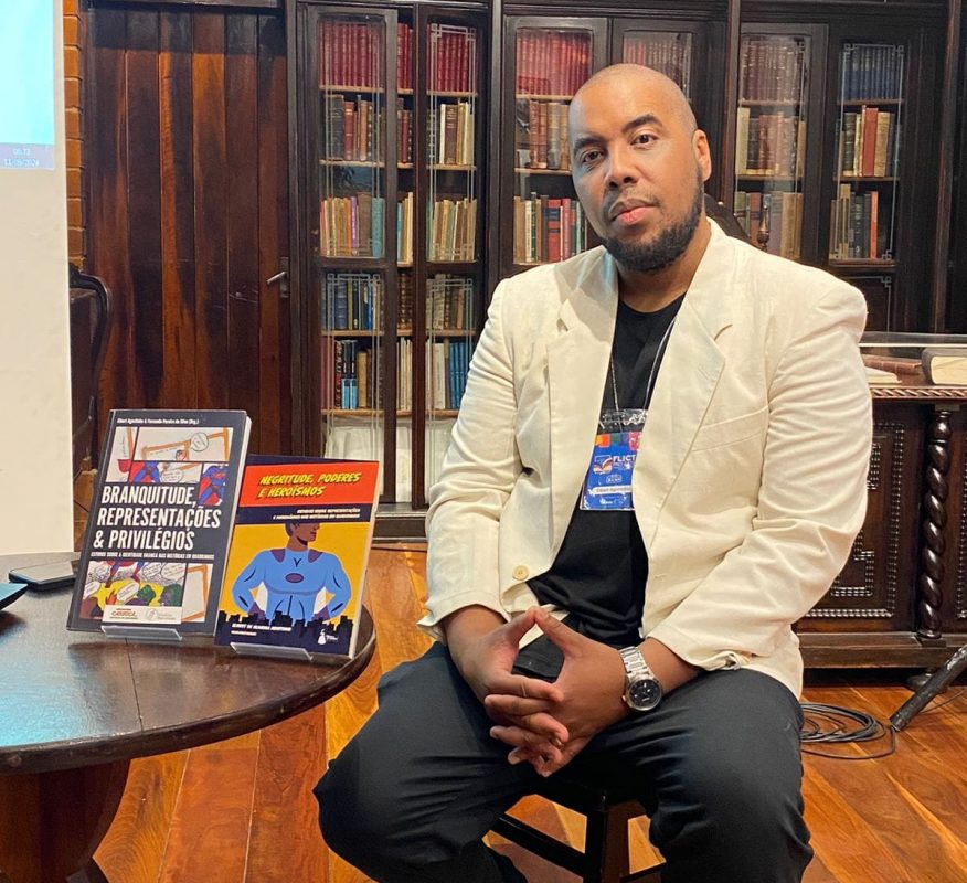 Elbert Agostinho: "Houve um tempo em que os super-heróis brancos dominavam o universo. Esse tempo acabou". Foto Arquivo Pessoal