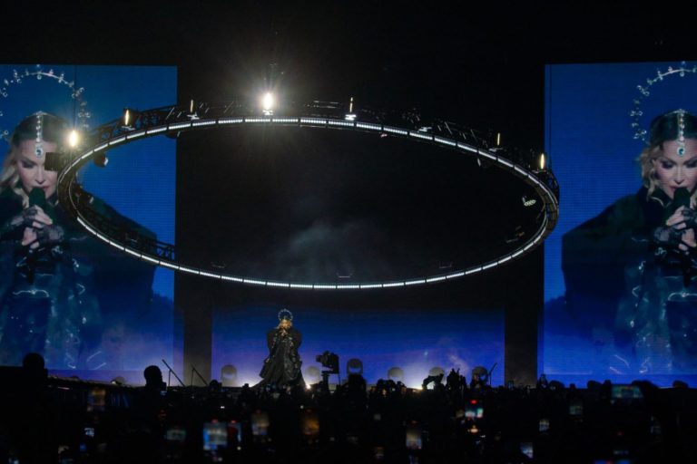 Madonna no show em Copacabana, no Rio: pista de dança como espaço político (Foto: Rafael Catarcione / Prefeitura do Rio - 04/05/2024)