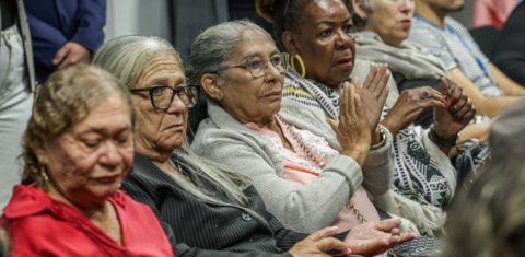 Idosas em evento no Distrito Federal: a partir de 2040, todas as regiões brasileiras terão mais idosos do que crianças e adolescentes de 0 a 14 anos (Foto: Antônio Cruz / Agência Brasil - 18/06/2024)
