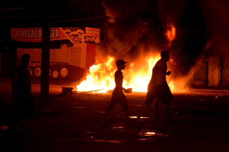 Tumulto nas ruas, crise na segurança e população assustada durante o apagão no Amapá: pouco visibilidade no resto do Brasil (Foto: Rudja Santos / Amazônia Real - 08/11/2020)